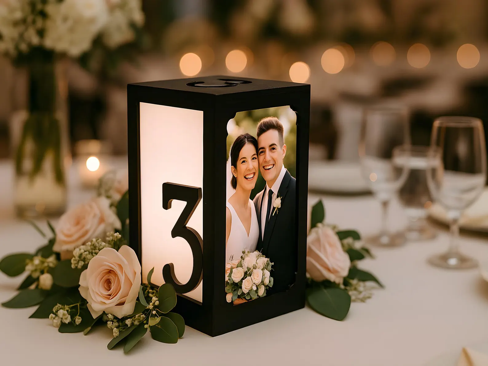 personalized wedding centerpieces