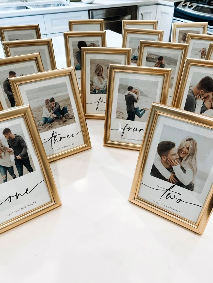 wedding table number ideas photographs